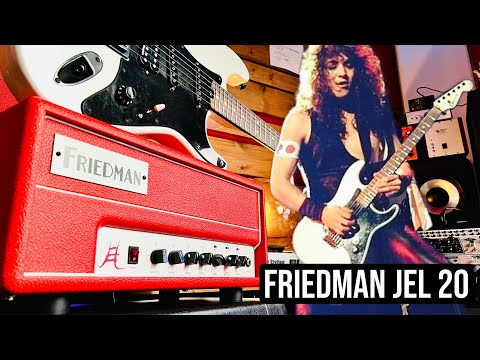 Friedman JEL-20 Jake E Lee Signature 20 Watt Tube Guitar Amplifier Head - Red image 26