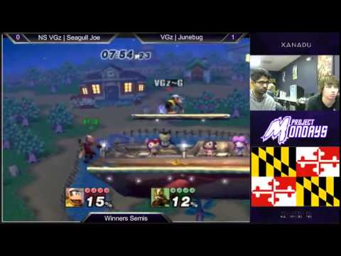 Project Mondays - NS VGz | Seagull Joe (Diddy Kong) vs VGz | Junebug (Wolf) PM Winners Semis