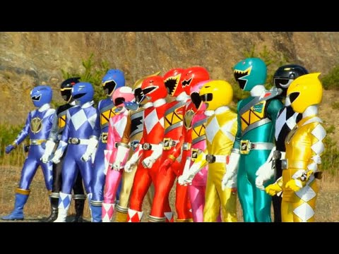 Power Rangers Dino Team Up Extended Morphing Sequence