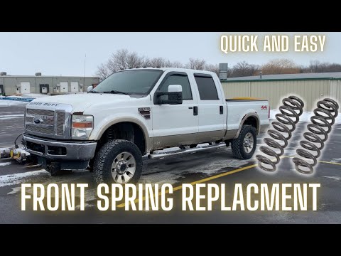 Ford F-350 Front spring Replacement