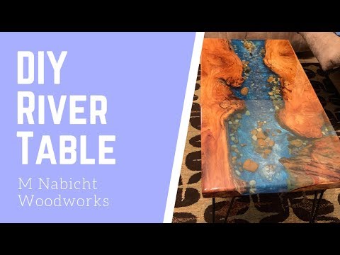 DIY RIVER TABLE