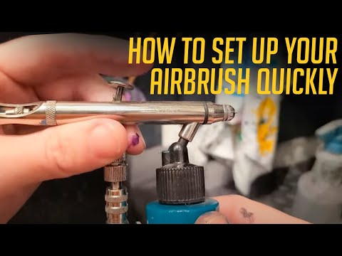 How I QUICKLY set up 25 Airbrushes every time I paint