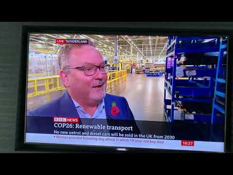 Prof. Phil Blythe, Newcastle University,  interviewed by BBC's Caroline Davies. Discussing COP26.