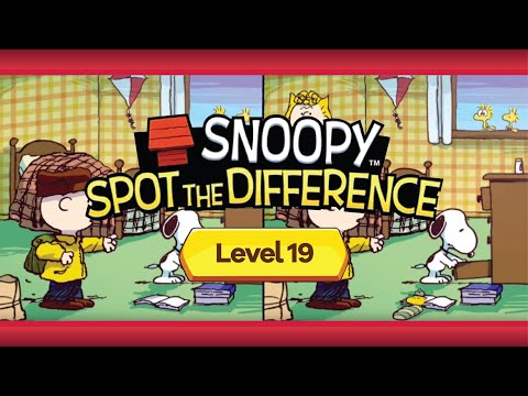 Snoopy Spot the Difference | Episode 1 | Level 19 | Normal
