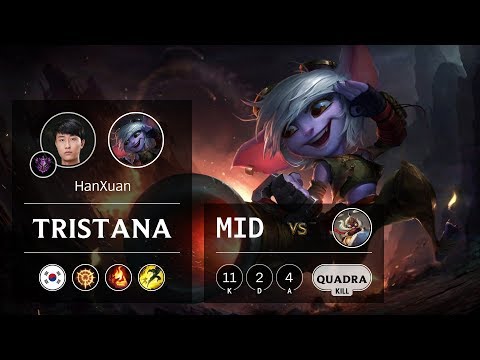 Tristana Mid vs Corki - KR Master Patch 9.12