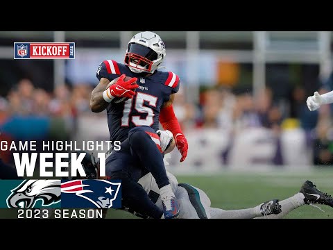 Philadelphia Eagles vs. New England Patriots | 2023 Week 1 Game Highlights