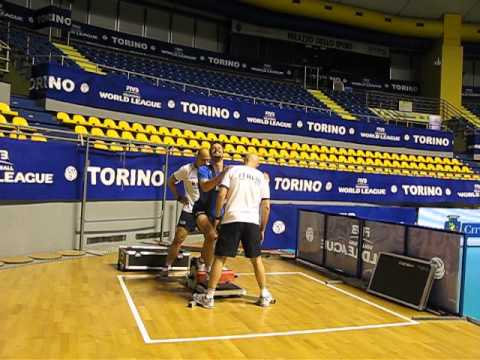 Anche la Nazionale Maschile di Volley si allena con DESMOTEC D.11