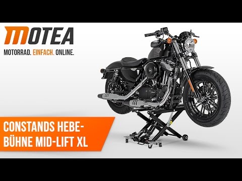 Подъемник для мотоциклa c гидравлической ножной педалью ConStands домкрат Mid-Lift XL - фото 1 - id-p1414874093