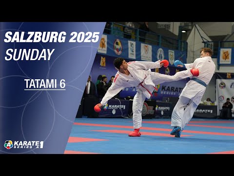 Karate1 SALZBURG: SUNDAY - Tatami 6 - Eliminations and FINALS | WORLD KARATE FEDERATION