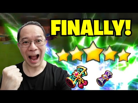 Summoners War - MY ANCIENT TRANSCENDENCE SCROLL! SURPRISE from LEGENDARY ALL ATTRIBUTE SCROLLS!!!