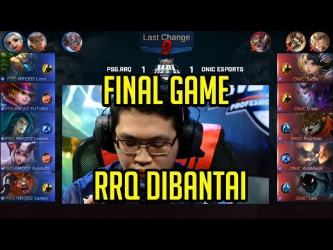 PSG RRQ VS ONIC MATCH 3 MPL | MPL INDONESIA SEASON 3 WEEK 5 | MOBILE LEGENDS