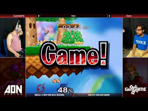 AON Omega 2 Kaeon Fox vs TheSWOOPER Samus Singles Pools