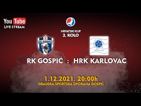 21-22 2. kolo kupa RK Gospić - RK Karlovac (1.12.2021.)