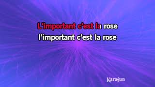 Karaoké L&#39;important, c&#39;est la rose - Gilbert Bécaud *