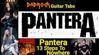 13 Steps To Nowhere - Pantera - Guitar + Bass TABS Lesson