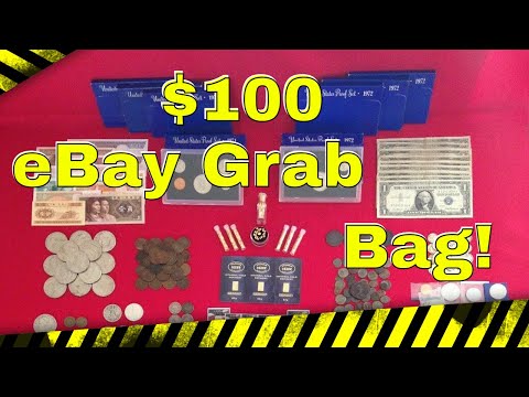 $100 eBay Coin Grab Bag! Did I score big? #CoinGrabBag (Link in Description)