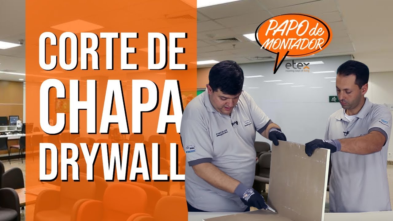 Como cortar placa de Drywall - DICA #2 - Papo de Montador