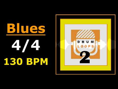 Blues Rumba Drum Loop  | 130 bpm | 8 Bar Blues