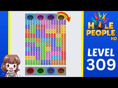 Hole People Level 309 Solution Walkthrough
