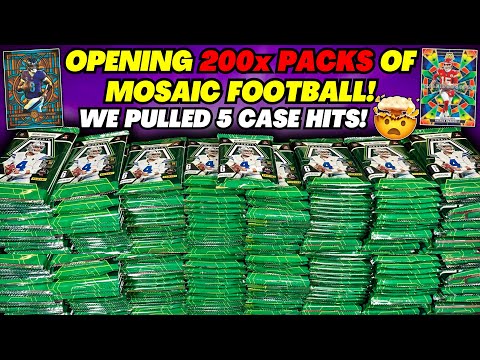 *WIR HABEN 5 Kisten geöffnet?!?!🤯 Wir öffnen 200 Packungen Mosaic Football 2025!🏈