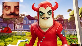 Hello Neighbor - My New Secret Neighbor Butcher Devil History Gameplay Walkthrough