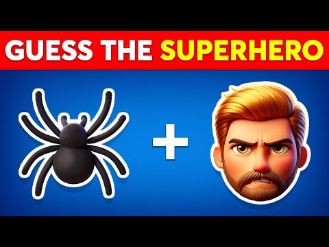 Can You Guess The SUPERHERO By Emoji? 🦸🕷 Marvel & DC Superheroes Emoji Quiz