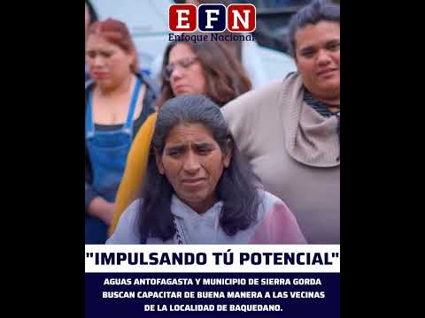 AGUAS ANTOFAGASTA CON EL MUNICIPIO DE SIERRA GORDA CAPACITA A VECINAS EN ÁREAS VERDES Y BOTÁNICA