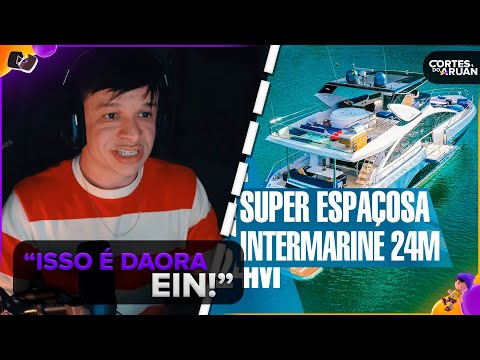 ARUAN REAGE: A ÁREA DE LAZER DE UM DOS MAIORES E MAIS LUXUOSOS IATES DO BRASIL - INTERMARINE 24M