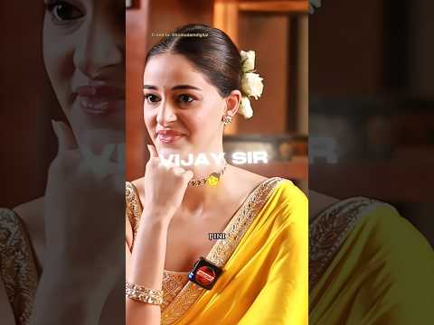 Guess which Vijay is this 🤔🤔 || #ananyapandey #vijaythalapathy #favoritehero #shortsvideo