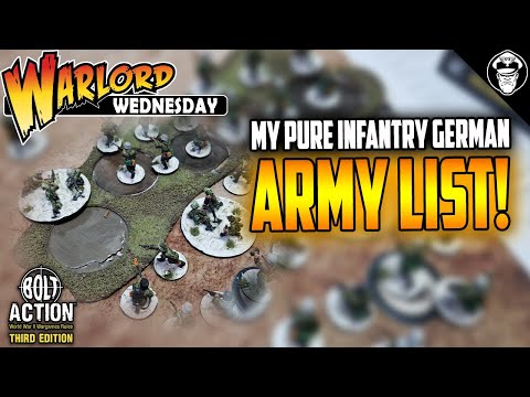 NEW & IMPROVED! My Pure Infantry German Army! | Bolt Action! 3rd Edition
