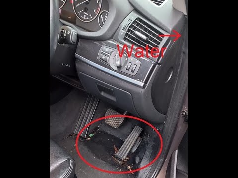 BMW X3 F25 Undichtes Schiebedach Wasser im Fußraum auf der Fahrer- oder Beifahrerseite