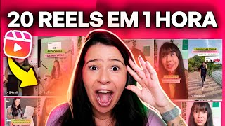 ✅Como criar 20 REELS EM 1 HORA para postar NO INSTAGRAM E atrair os SEGUIDORES CERTOS?