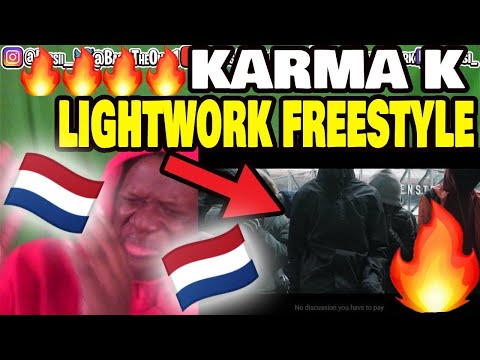 ‼️Karma K - LIGHTWORK FREESTYLE‼️ | AMERICAN REACTS TO DUTCH DRILL |  REACTION