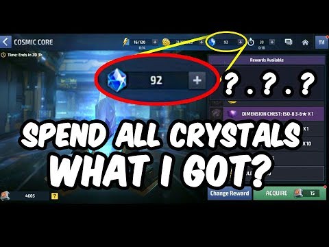 Spend All Crystals And Reward I Get - Cosmic Core Event - MARVEL Future Fight