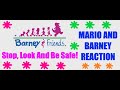 Barney Friends Stop Look And Be Safe Season 2 Episode 14 Mario And Barney Reaction