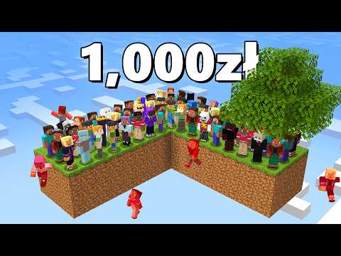 100 GRACZY vs SKYBLOCK o 1,000zł!