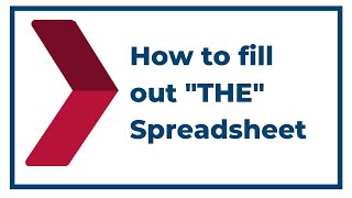 How to Fill out the IEW/AAFES Spreadsheet