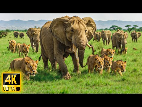 4k African Animals: Hwange National Park - Most Amazing Wildlife Encounters With Real Sounds