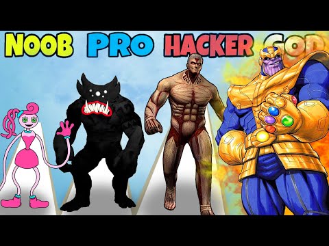 NOOB vs PRO vs HACKER vs GOD in Giant Wanted Hero Sniper 3D