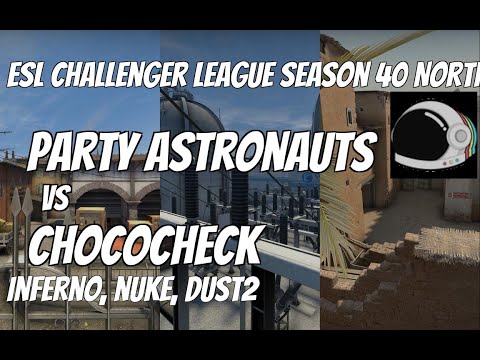 Party Astronauts vs ChocoCheck Highlights /  at ESL Challenger League Season 40 North America
