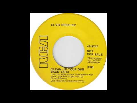 Elvis Presley Clean Up Your Own Backyard Hot Mono Mix 1969