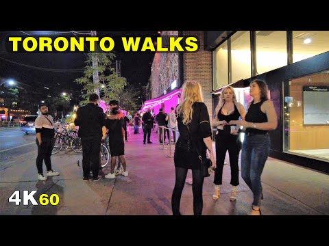 Friday Night Toronto Little Italy & College Street Walk (Sept 2021)