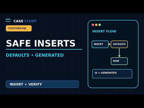 Postgresql Insert Defaults Generated Values Explained