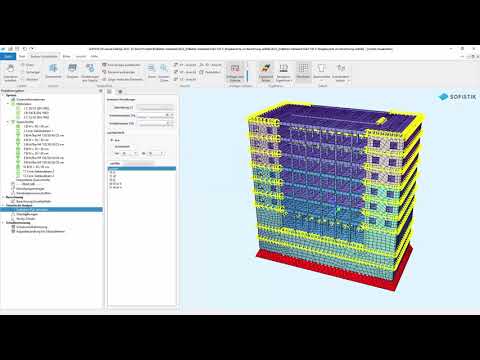 Erdbeben Tutorial Teil 4 - Eingabewerte zur Berechnung. BIM mit SOFiSTiK: Erdbebenbemessung.