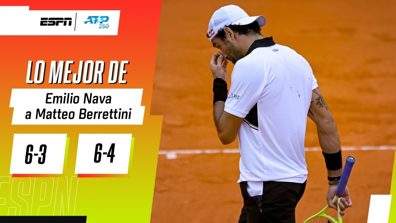 ¡SORPRESA EN EL ABIERTO DE CHILE! BERRETTINI SE FUE EN PRIMERA RONDA TRAS CAER ANTE NAVA | RESUMEN