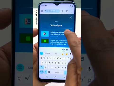 Mobile me Voice Lock Kaise Set Kare ? Enable Voice Lock in any Android Phone |#shorts #voice