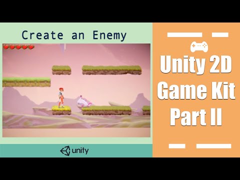 Unity 2D Game Kit- Part II (Moving Platform & Enemies) #tutorial