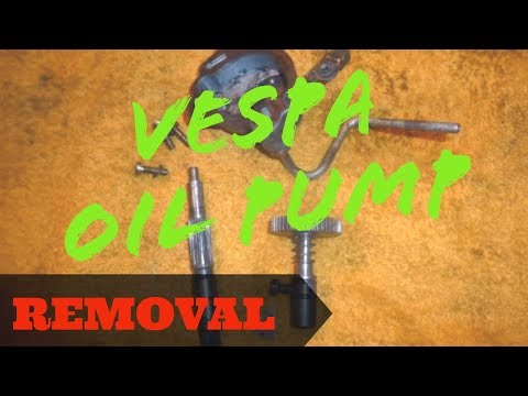 vespa OIL PUMP REMOVAL tutorial / si carb / FMPguides