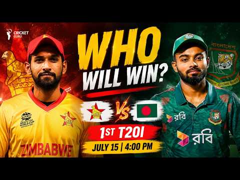 ZIM vs BAN 1st T20I Prediction - Toss, Playing 11 & Key Players