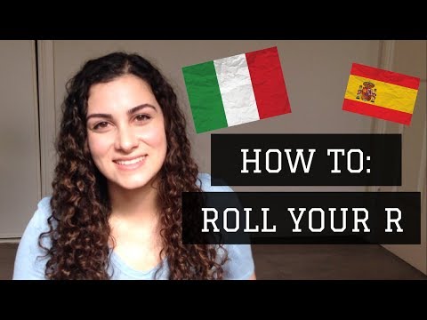 How to Roll Your R's - You Already Know How! (For Italian, Spanish, etc.)